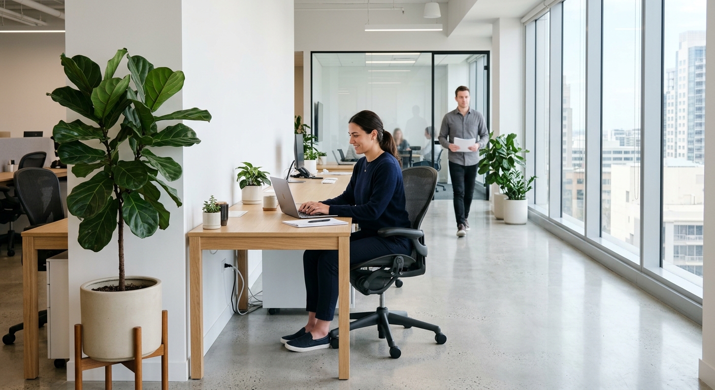 Nettoyage de bureau professionnel et lumineux en &Icirc;le-de-France
