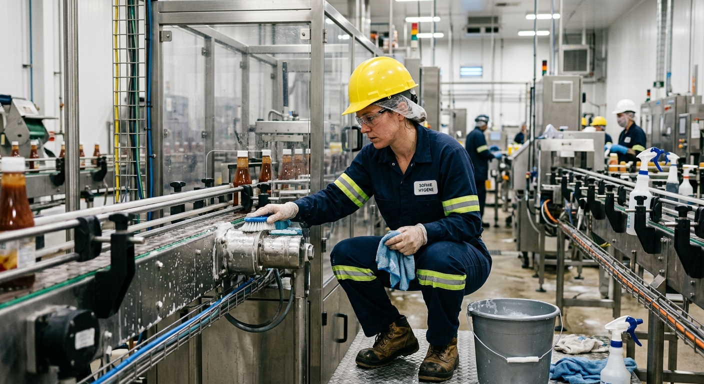 Entretien des zones de production