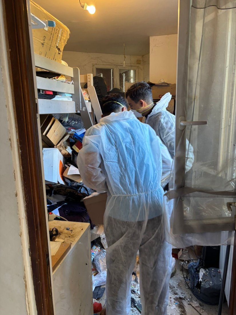 Avant-après nettoyage Diogène