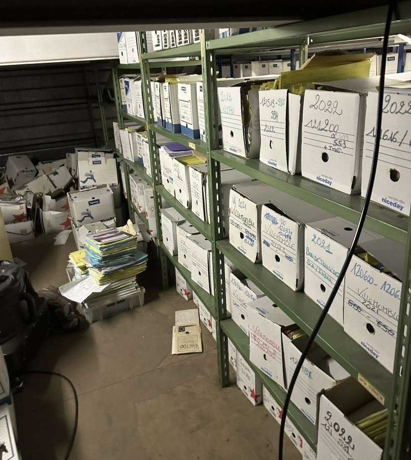 D&eacute;barras d'archives en entreprise &agrave; Paris